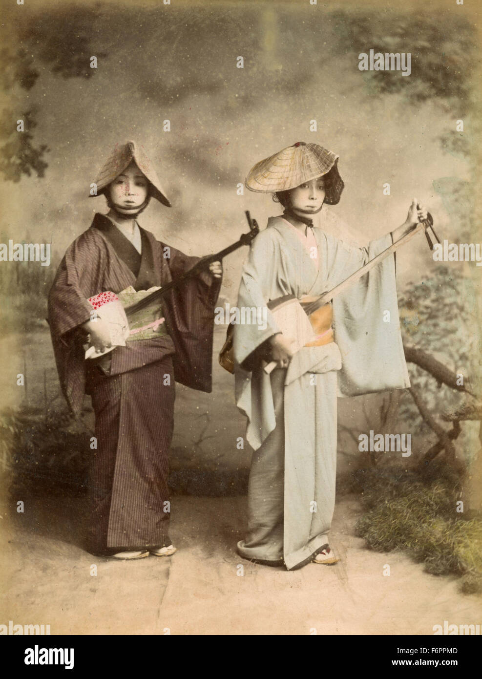Musicisti di strada, Giappone Foto Stock