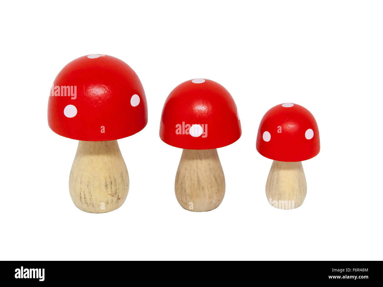 Immagine in miniatura di funghi in legno. Foto Stock