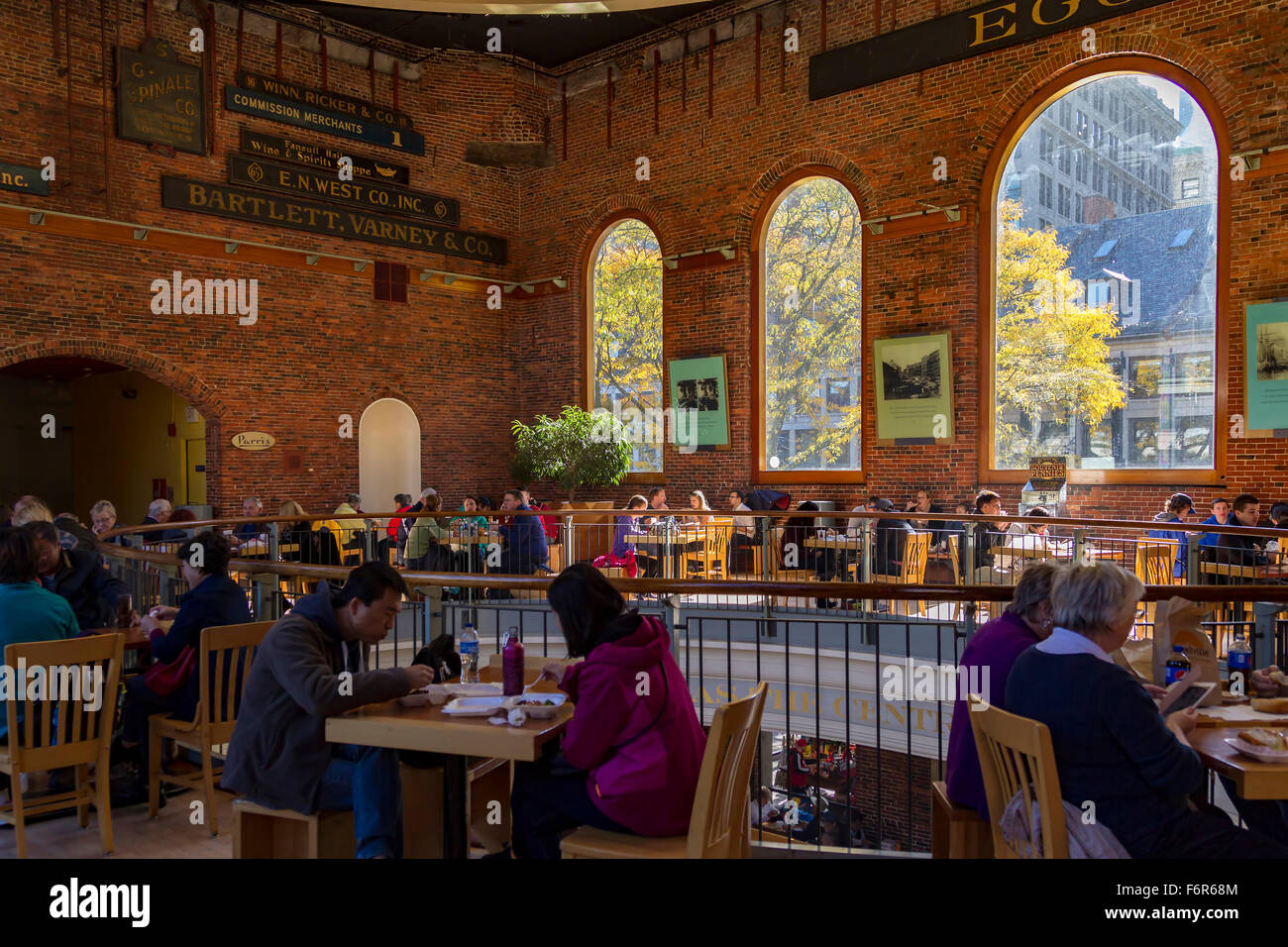 Il Mercato di Quincy, Boston, Massachusetts, U.S.A. Foto Stock