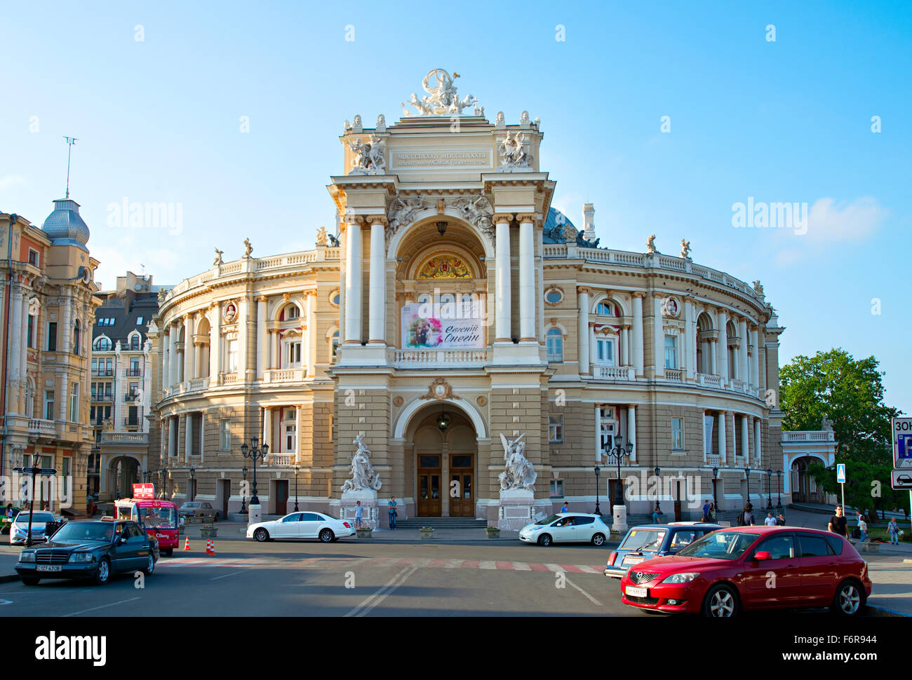 La Nazionale di Odessa Teatro Accademico di Opera e Balletto è il più antico teatro in Odessa, Ucraina Foto Stock