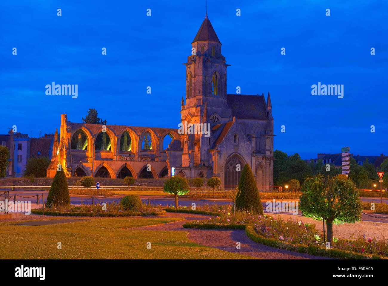 Chiesa di Saint-Étienne-du-Mont, Caen, Calvados, Bassa Normandia, Francia Foto Stock