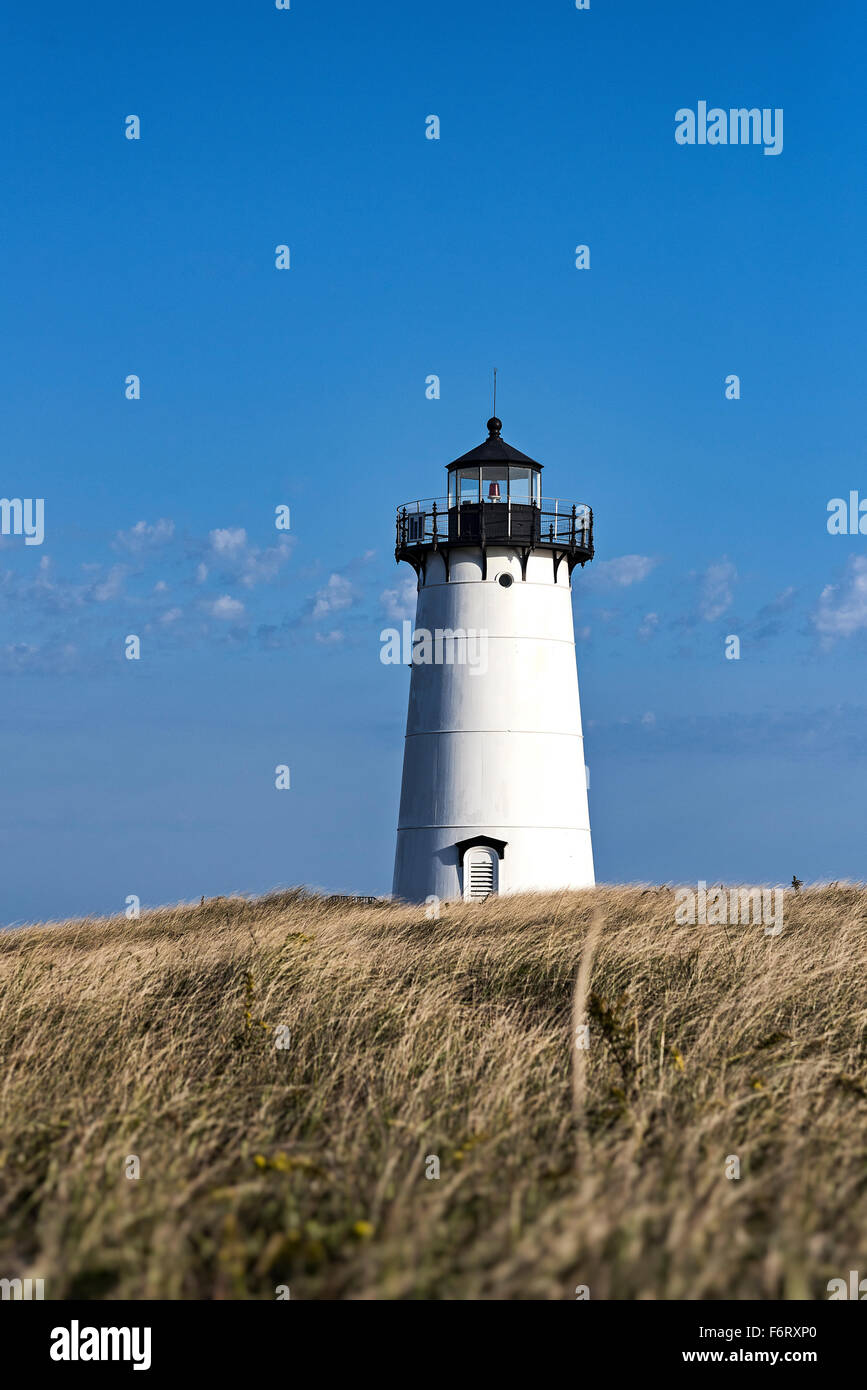 Edgartown Lighthouse, Martha's Vineyard, Massachusetts, STATI UNITI D'AMERICA Foto Stock