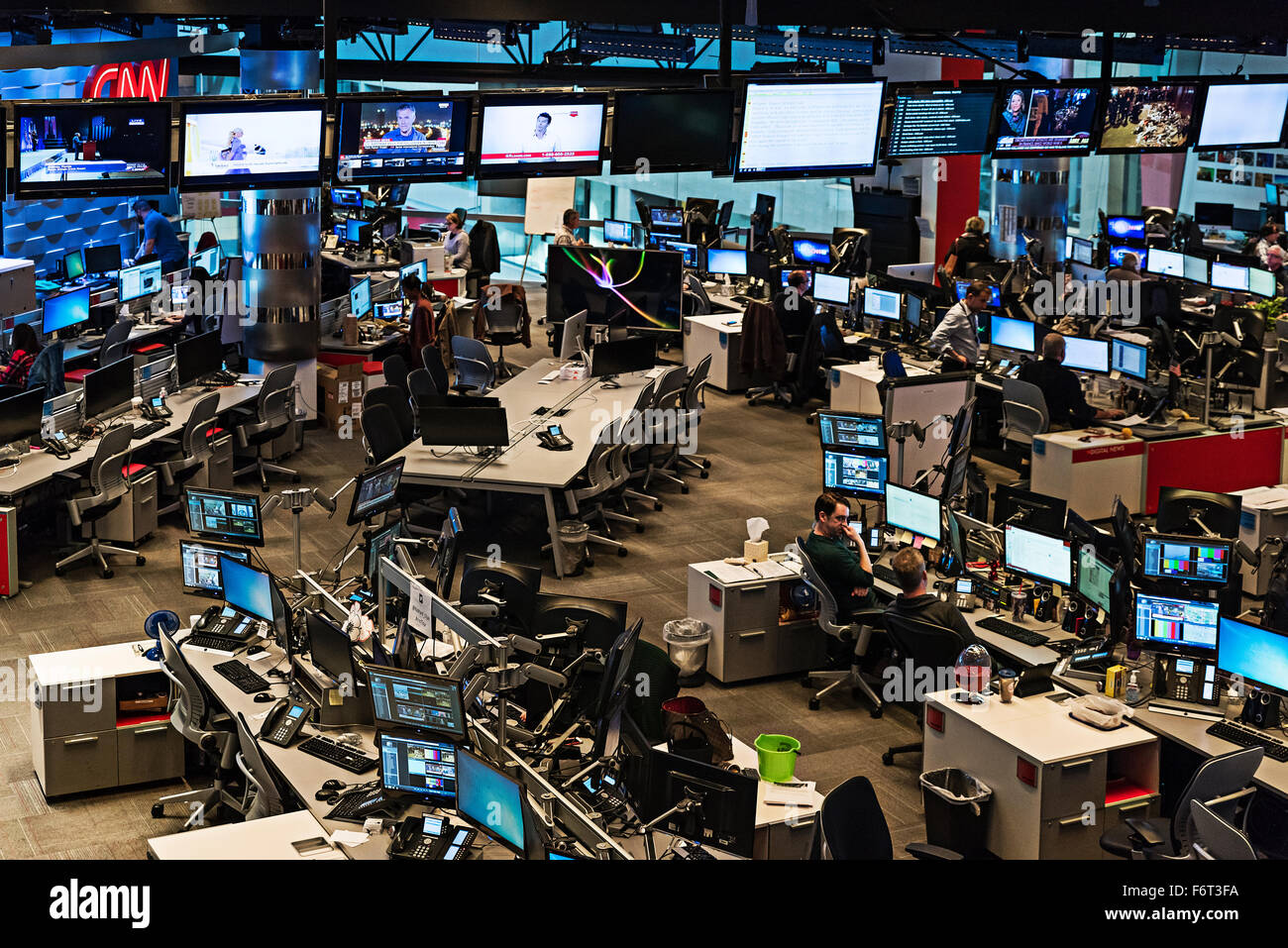 CNN World Headquarters, Atlanta, Georgia, Stati Uniti d'America Foto Stock