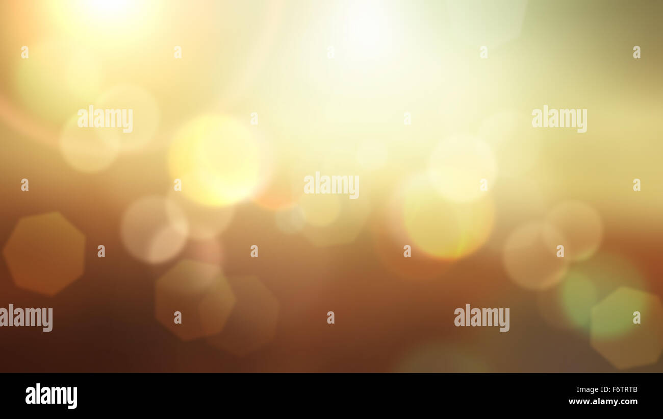 Abstract estate con sfondo bokeh design di luci Foto Stock