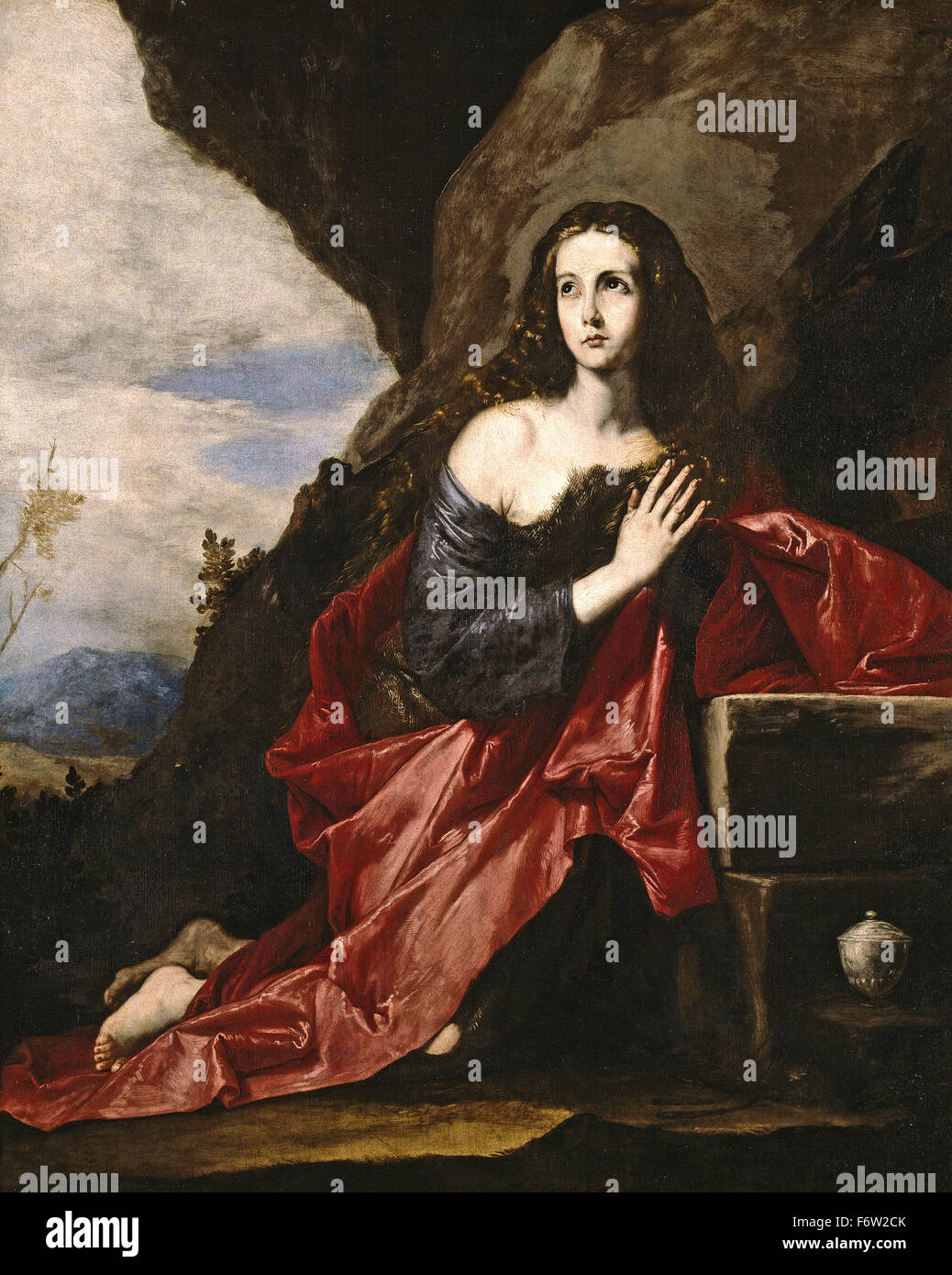 Jusepe de Ribera - Maria Maddalena Foto Stock