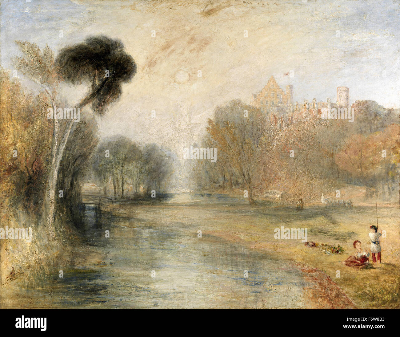 Joseph Mallord William Turner - Schloss Rosenau, Coburg Foto Stock