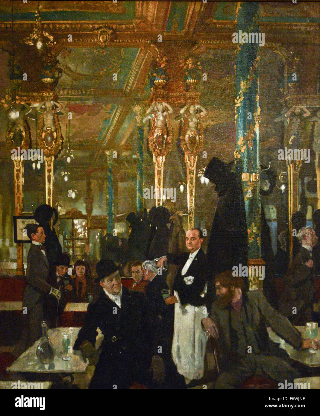 William Orpen - Le Café Royal à Londres Foto Stock