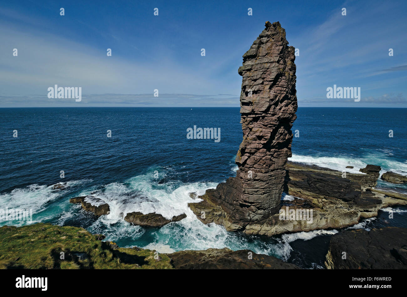 Il vecchio uomo di Stoer, Stoer, Highlands Scozia, Gran Bretagna Foto Stock