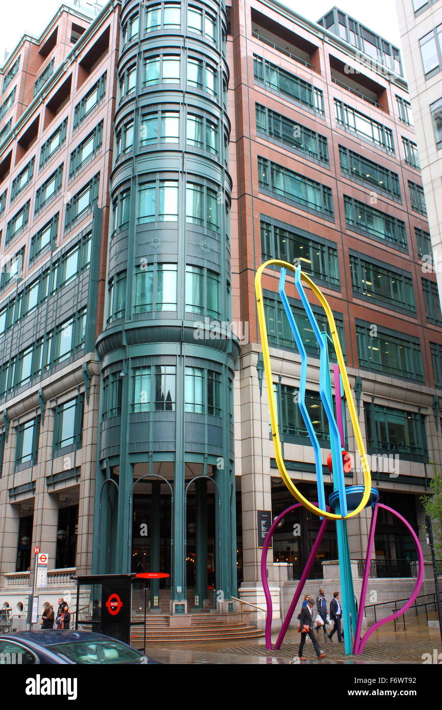 L'occhio-I a Bishopsgate, City of London, Londra, Regno Unito da Uwe Deffner Foto Stock