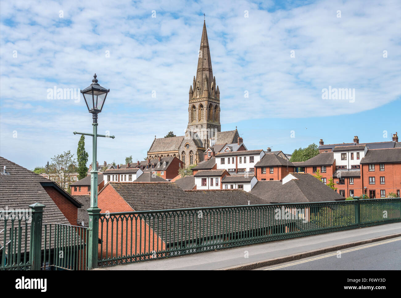 San Michele e Tutti gli Angeli chiesa sul monte Dinham, Exeter, Devon, Regno Unito Foto Stock