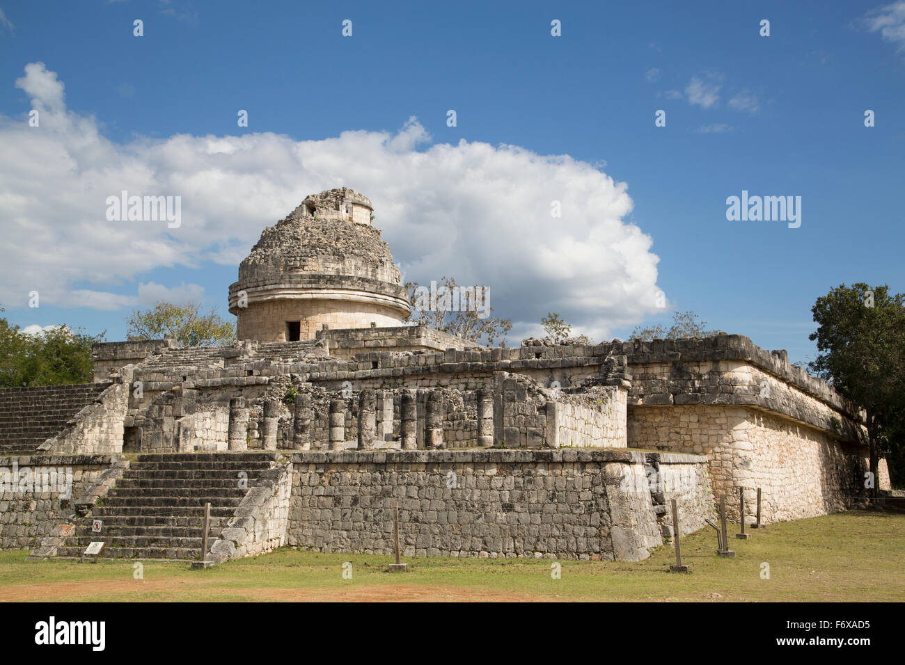 La lumaca, Osservatorio Chichen Itza; Yucatan, Messico Foto Stock