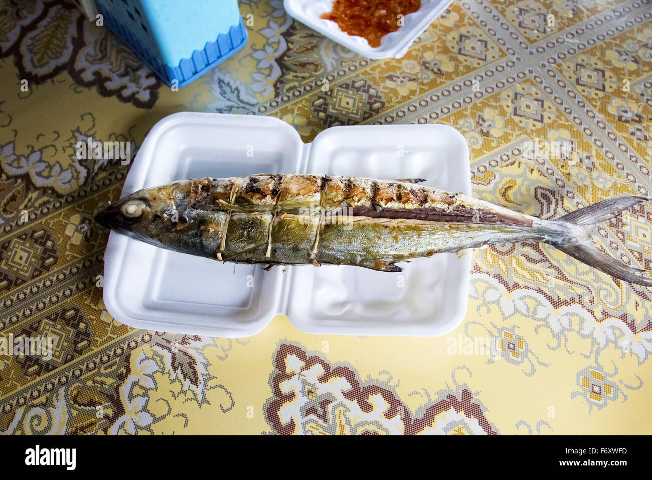 Kep mercato granchio Cambogia granchi freschi famoso Foto Stock