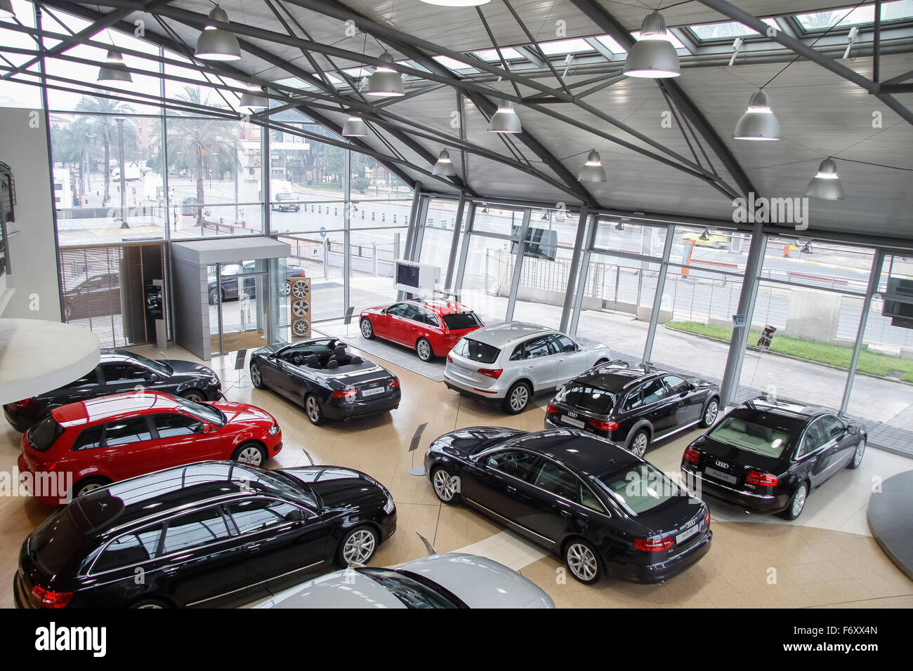 Audi concessionaria auto Foto Stock