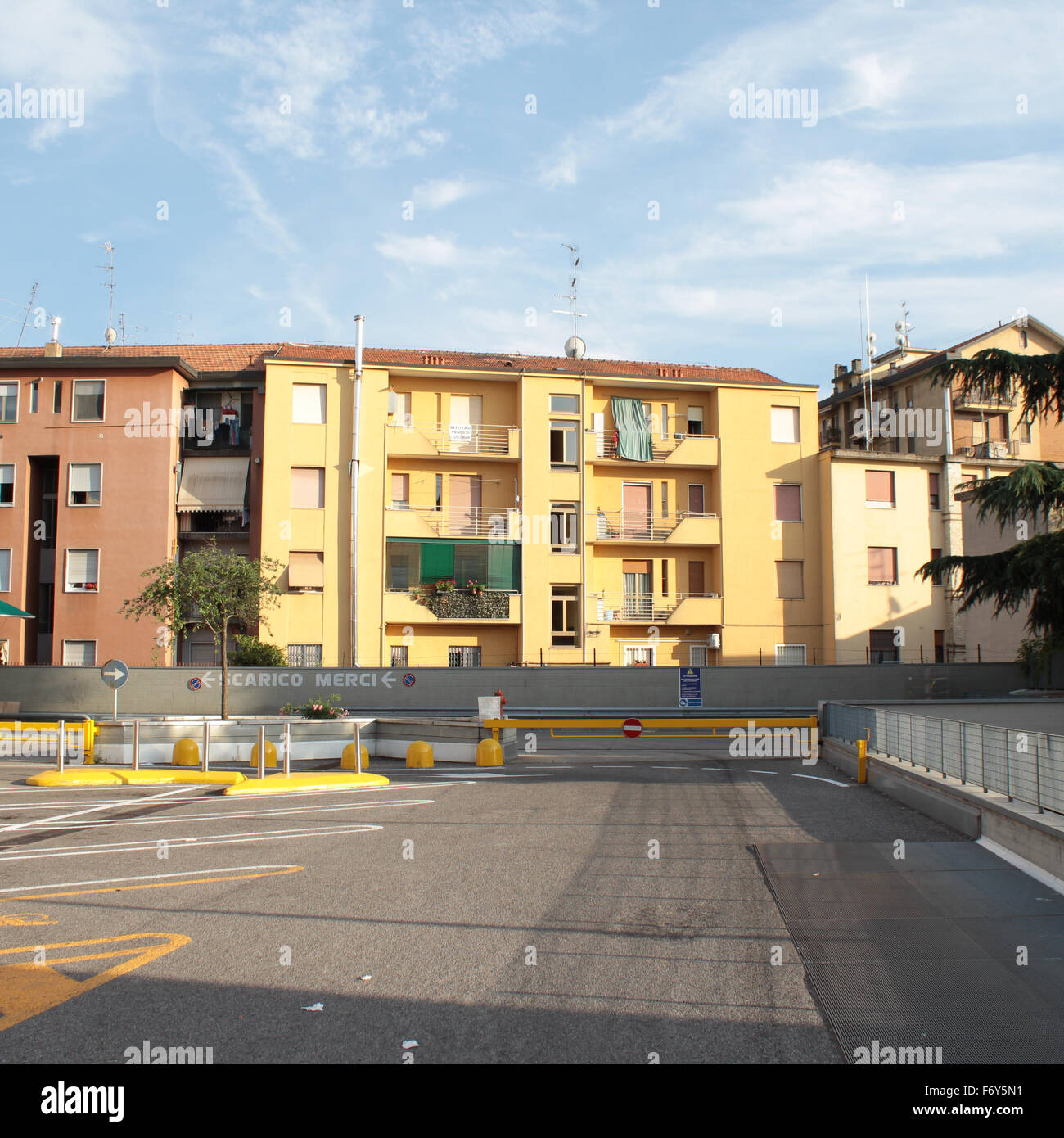 Edifici di appartamenti in Milano, Italia, 2015. Foto Stock