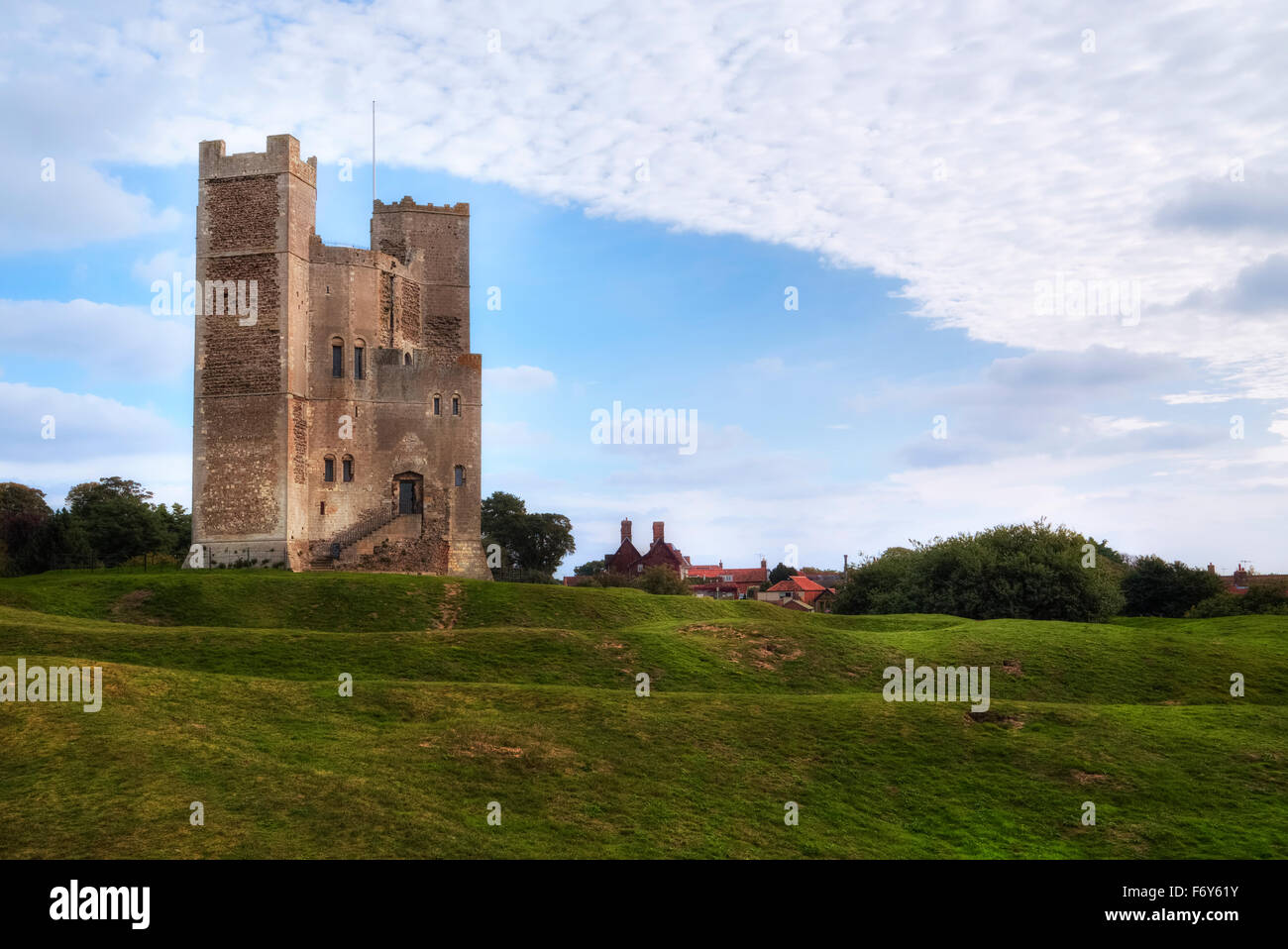 Orford Castle, Suffolk, Inghilterra, Regno Unito Foto Stock