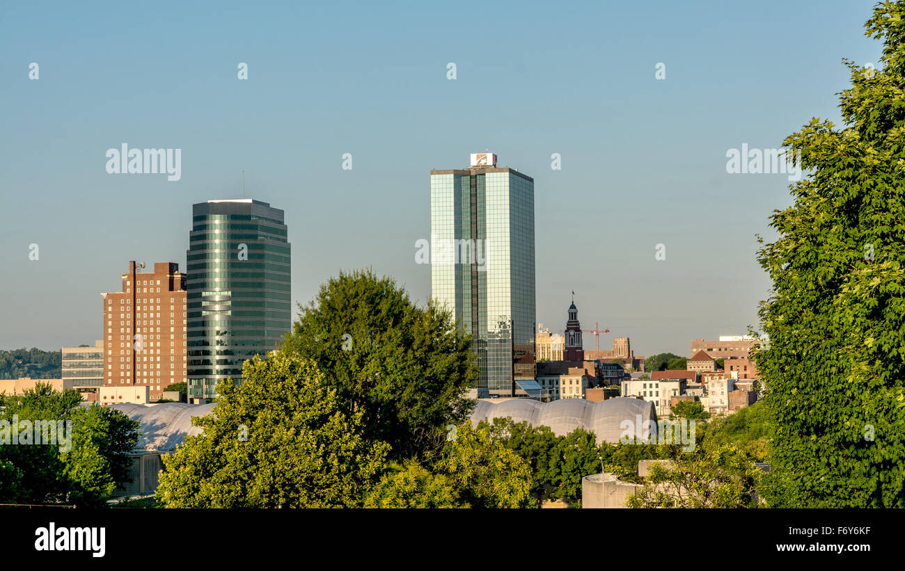 Alto edificio nella città di Knoxville Tennessee Foto Stock