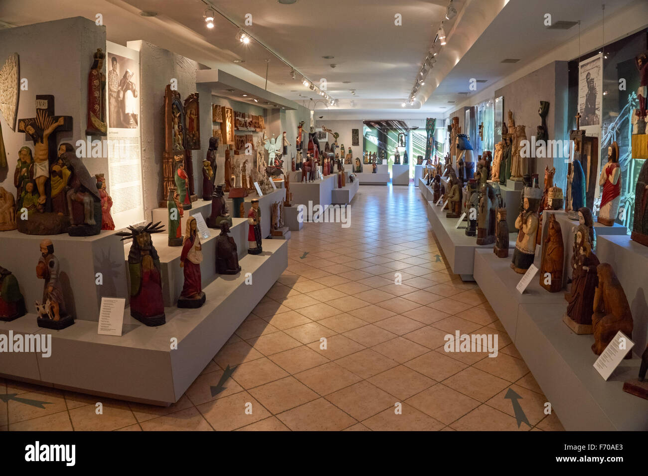 Il Museo della Campagna Mazovian in Sierpc, Polonia. Raccolta di musica folk di sculture in legno. Foto Stock