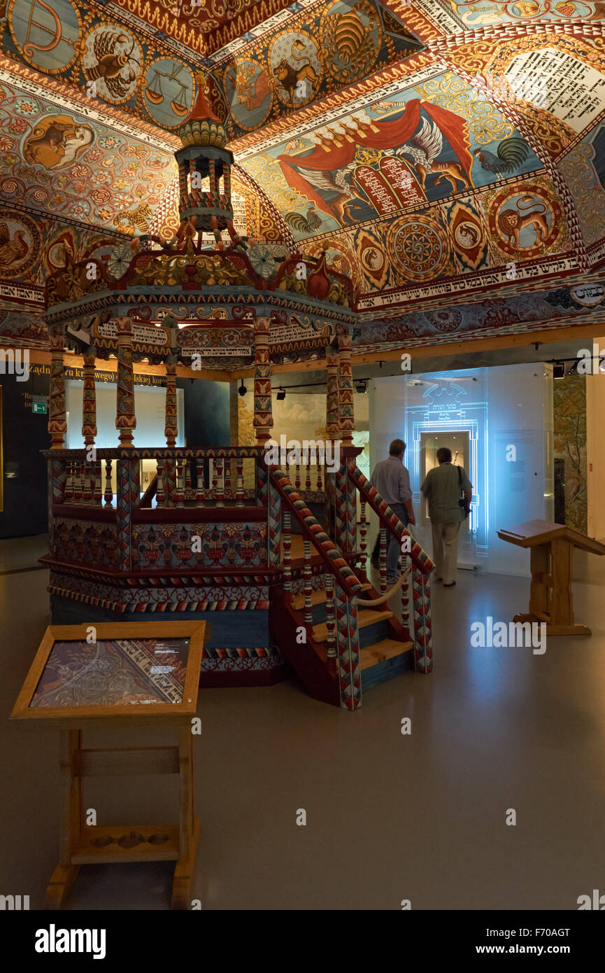 La POLIN Museo di Storia di ebrei polacchi, Varsavia POLONIA Foto Stock