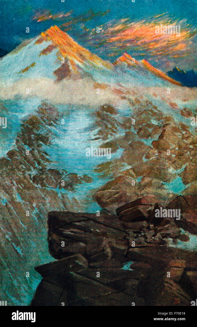 Sulla barriera - F. S. Dellenbaugh. Grande divario nel West Americano Foto Stock