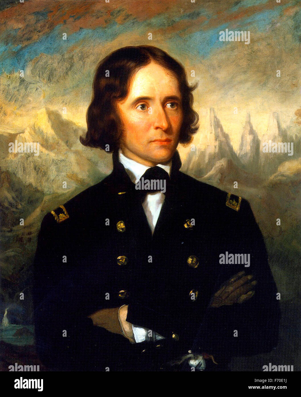 Un ritratto non datata del Generale John Charles Frémont da George Peter Alexander Healy Foto Stock