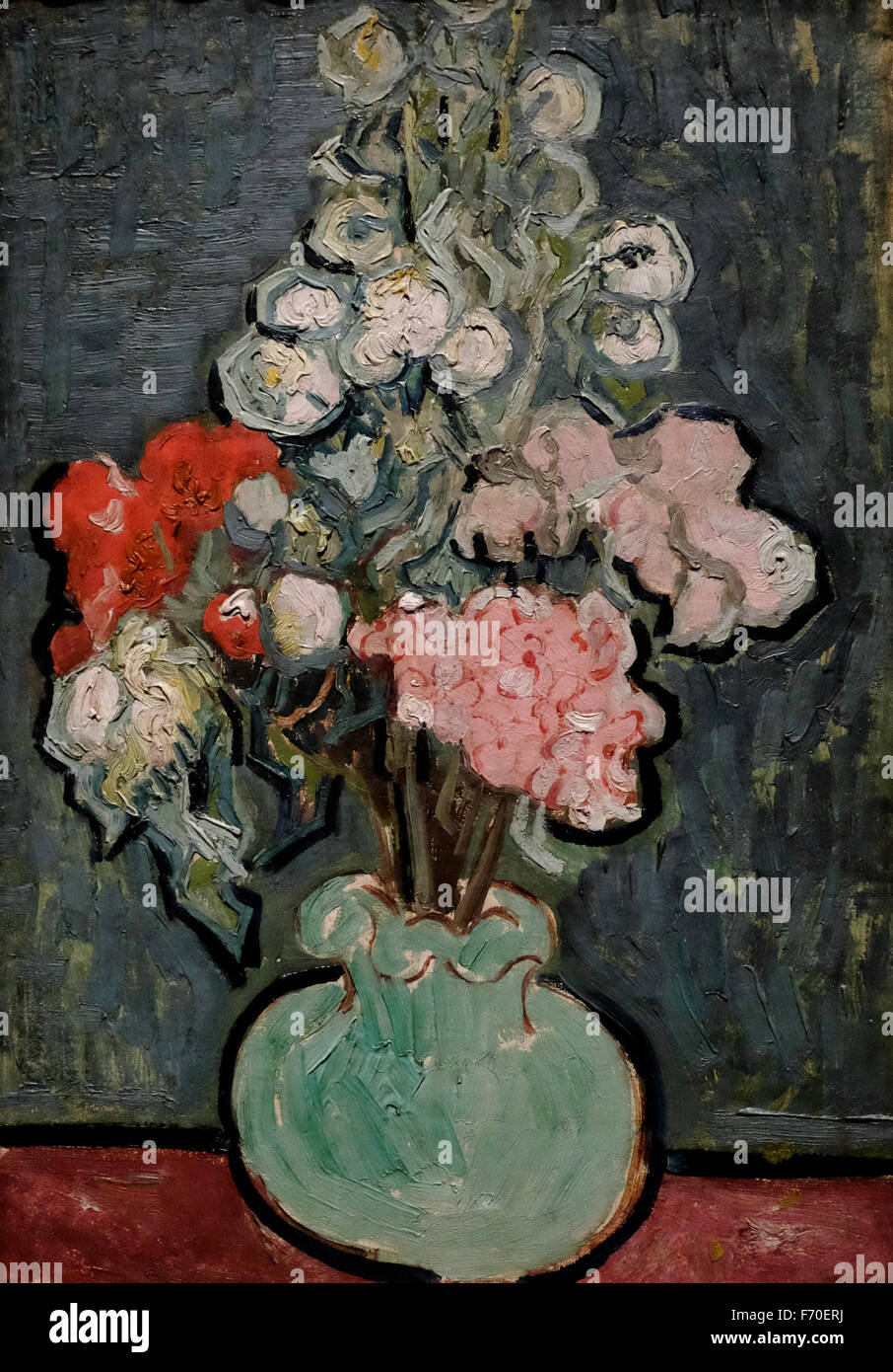 Still Life - Vaso con rose - Vincent Van Gogh, 1890 Foto Stock