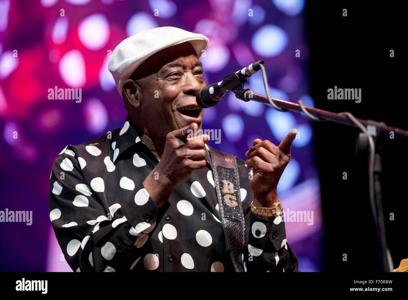 Buddy Guy chitarrista e cantante blues americano Foto Stock