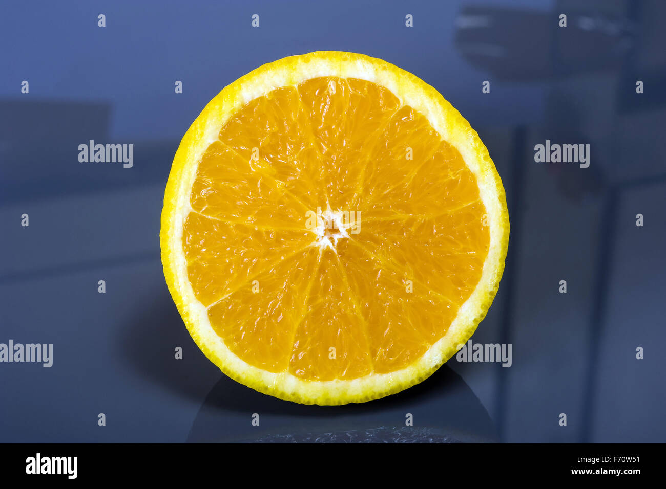 Limone fetta di frutta Foto Stock