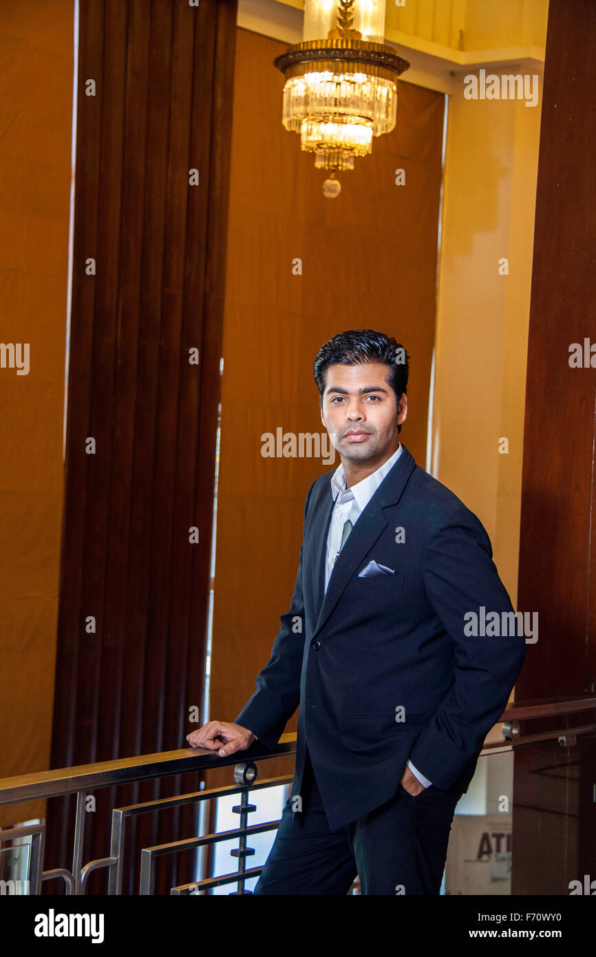 Karan Johar Bollywood indiana del direttore della pellicola Foto Stock