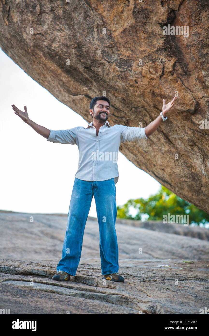 Suriya Indian film attore Chennai Tamil Nadu India Foto Stock