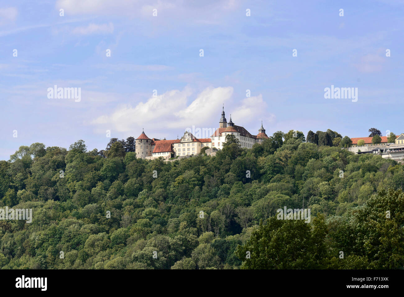 Schloss Langenburg, Langenburg, Baden-Württemberg, Germania Foto Stock