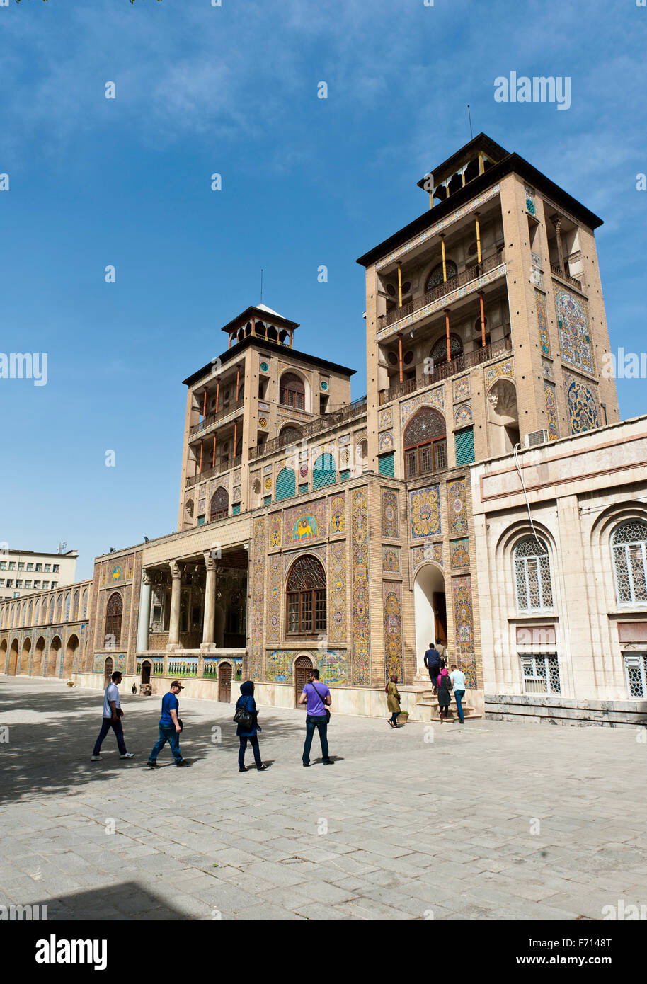 Golestan Palace, Teheran, Iran Foto Stock