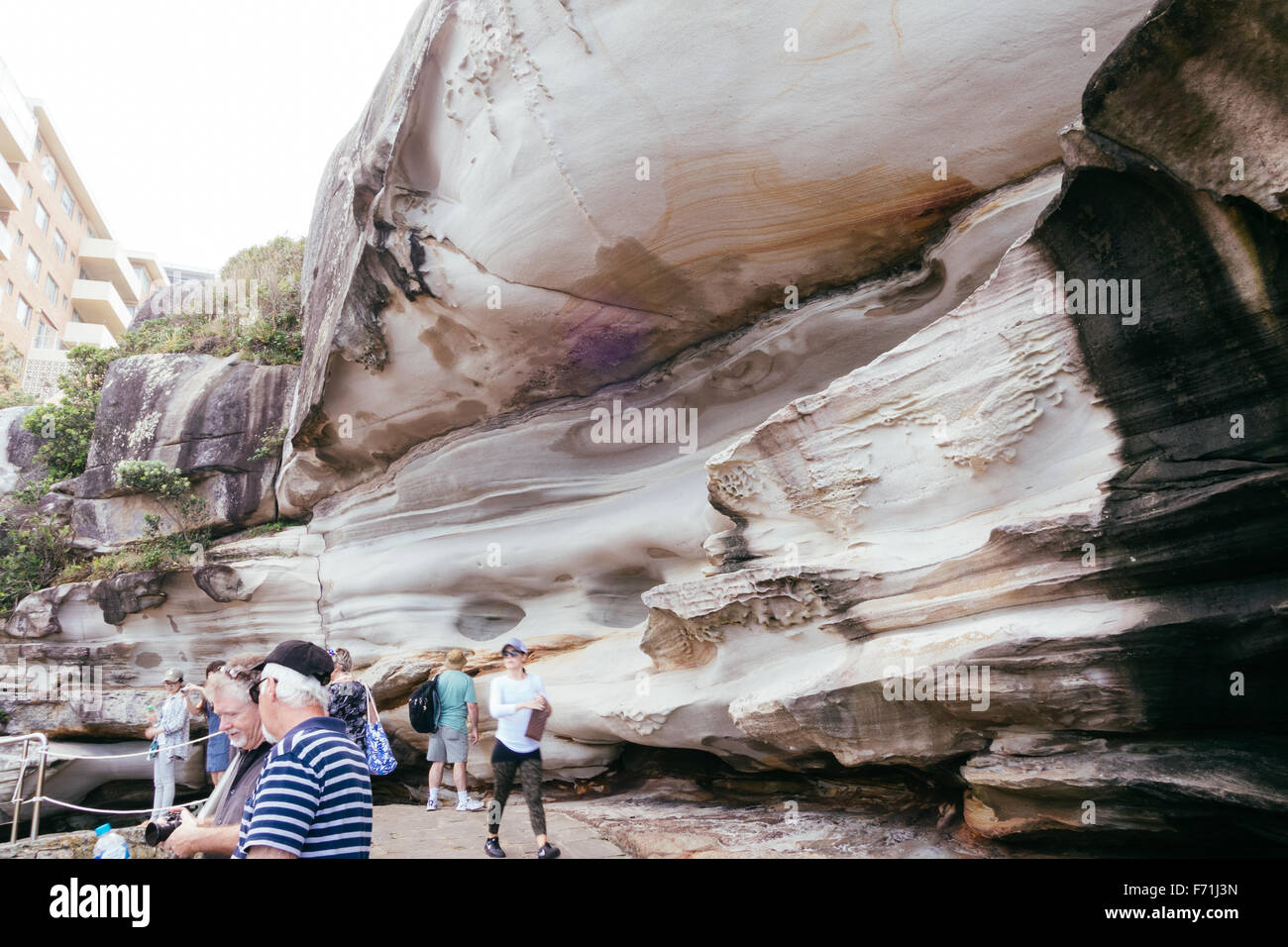 Bondi bronte passeggiata costiera Foto Stock