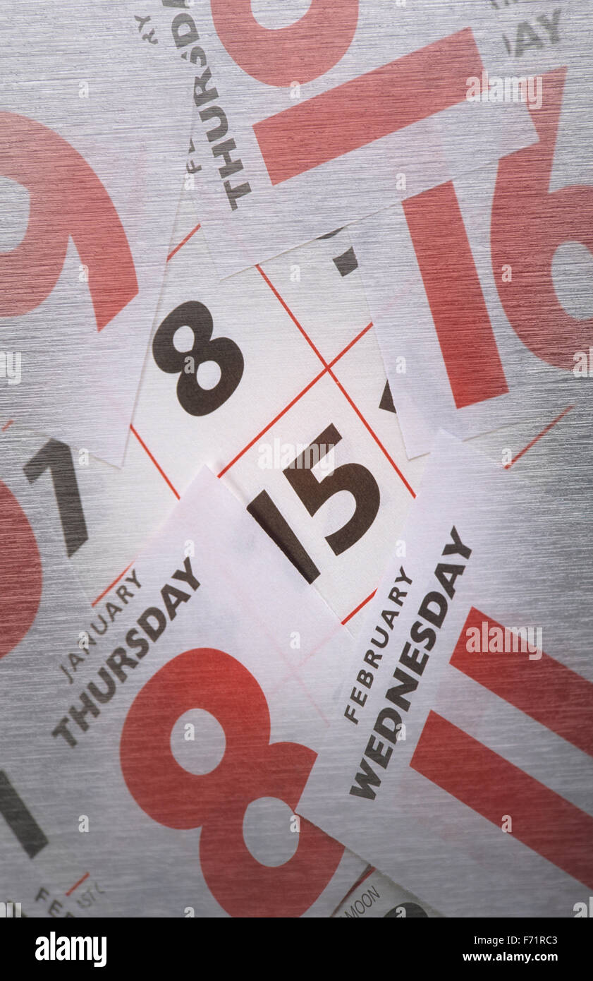 Date Foto Stock