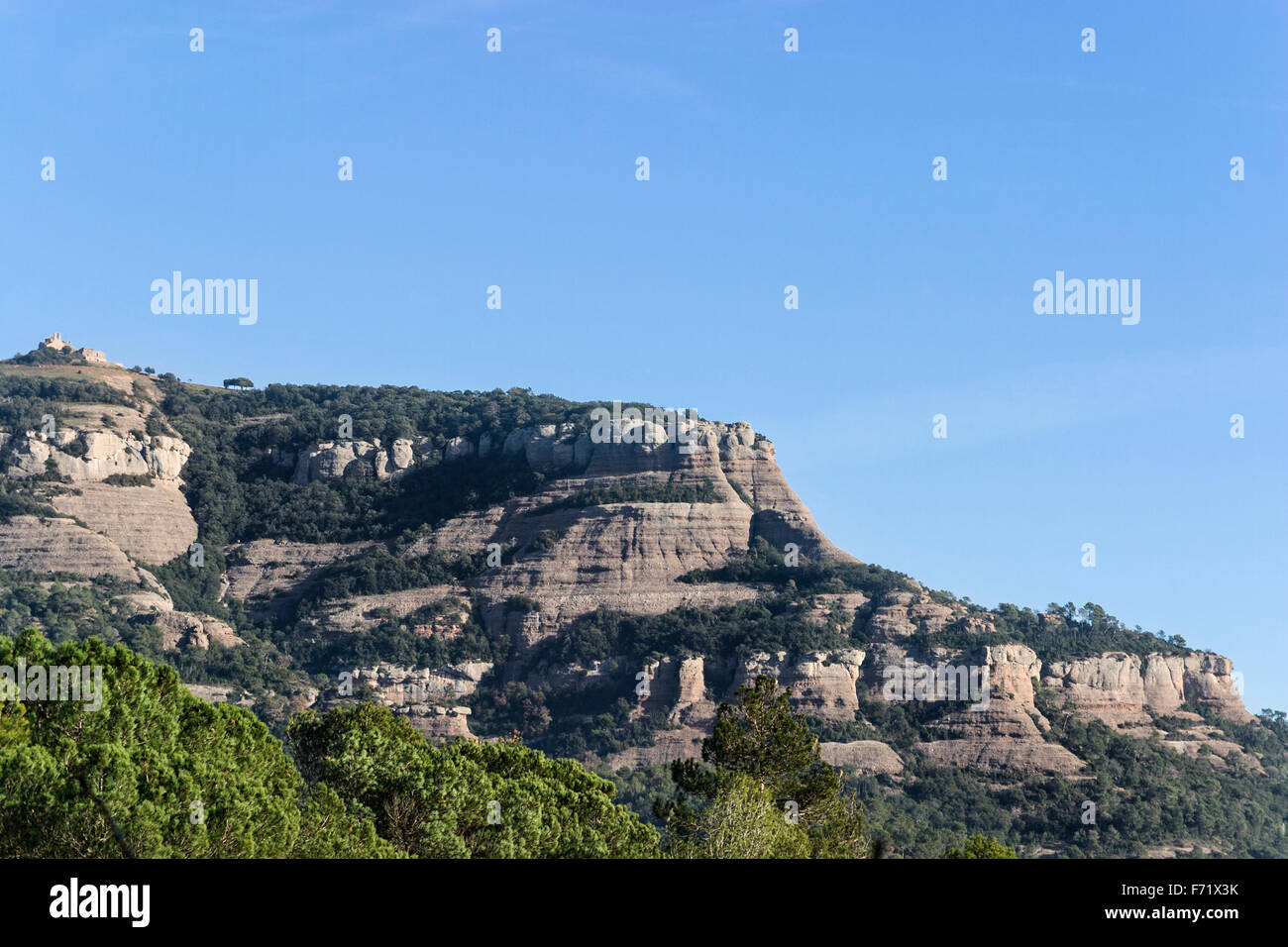 Sant Llorenç del Munt, parco naturale. Foto Stock