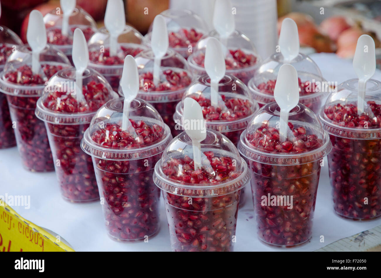 Mercato Carmel, Tel Aviv, Israele Foto Stock