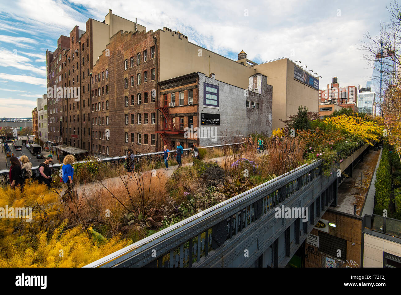 La linea alta Park, Manhattan, New York, Stati Uniti d'America Foto Stock
