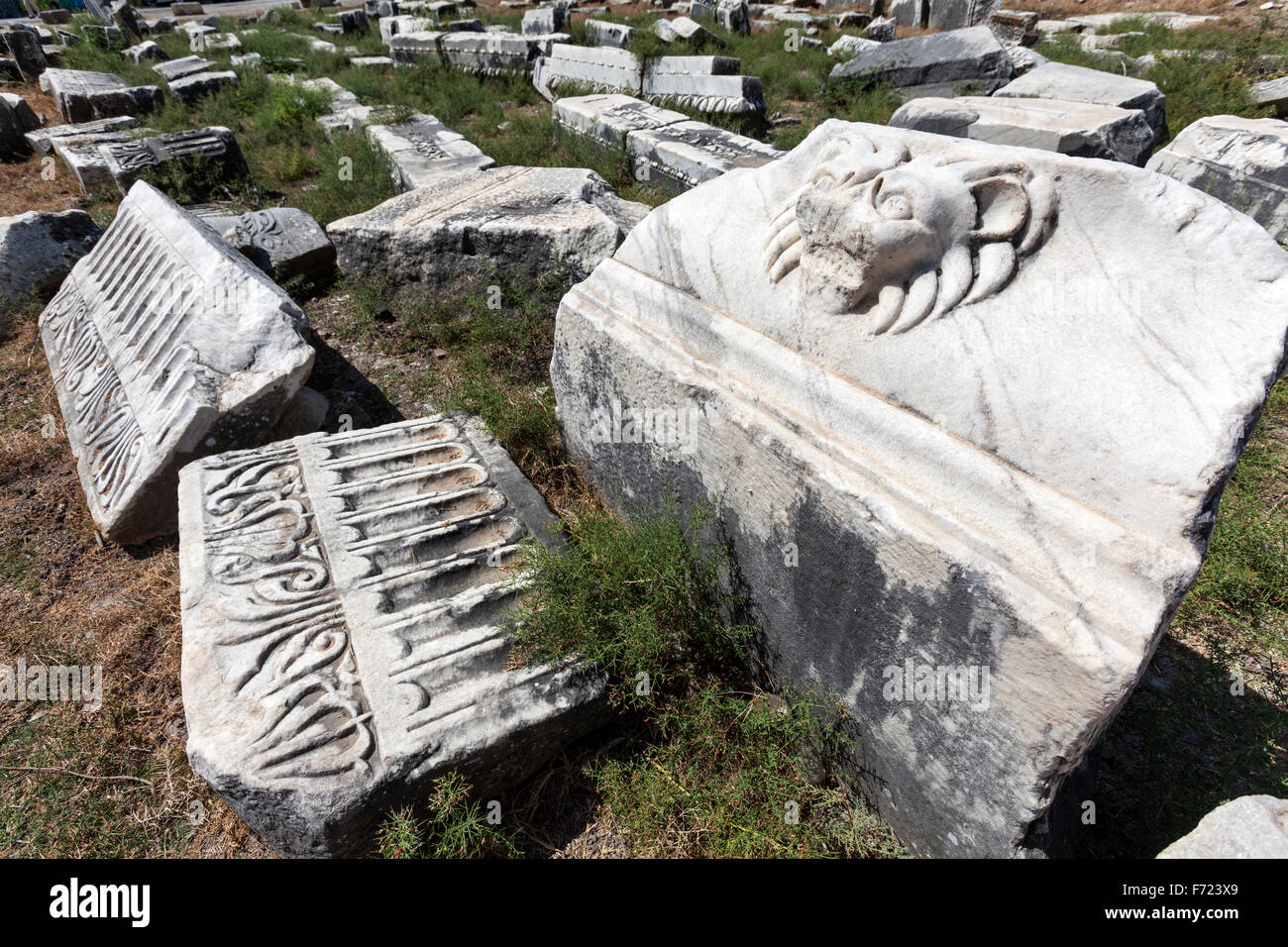 Resti di Mileto antica città greca sulla costa occidentale dell'Anatolia, Foto Stock