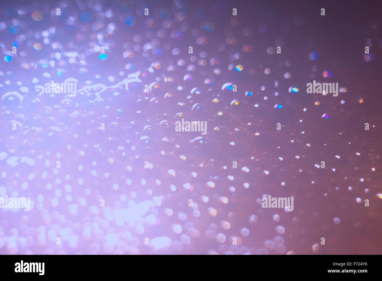 Abstract bolle closeup bokeh blur Foto Stock