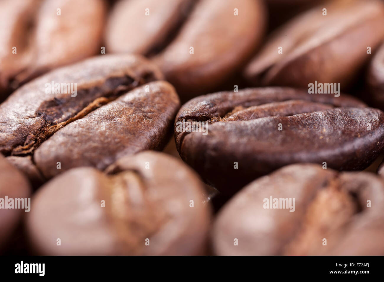 Caffè marrone closeup sfondo Foto Stock