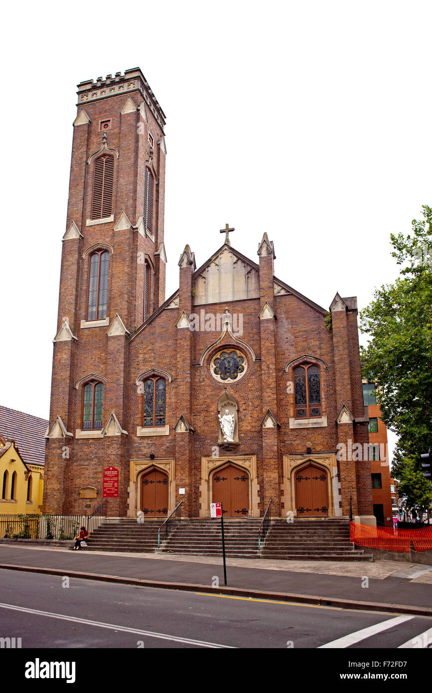 Sacred Heart Catholic Church, Catholic Church, Darlinghurst, Sydney, NSW, Nuovo Galles del Sud, Australia Foto Stock