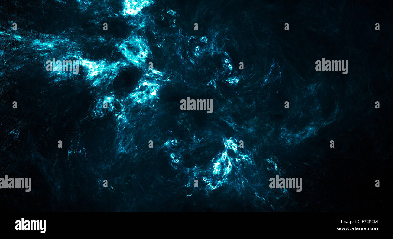 Abstract Sfondo blu Design Pattern Texture su nero Foto Stock