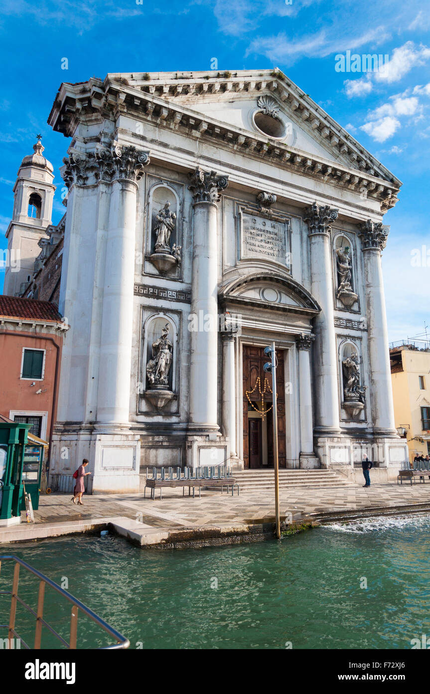 Chiesa di Santa Maria del Rosario o Gesuati chiesa a Venezia, Italia Foto Stock