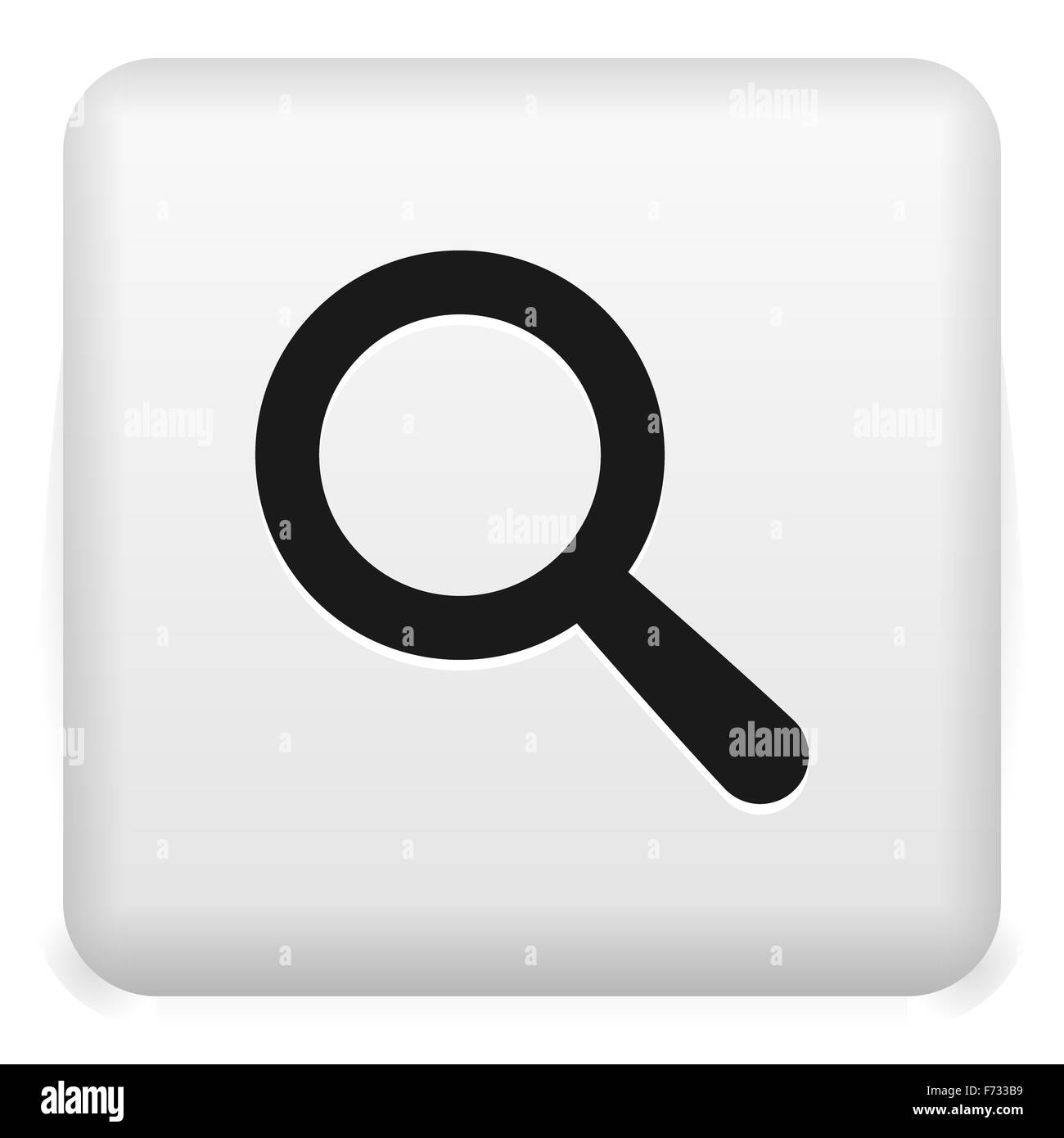 Icona di ricerca Foto Stock