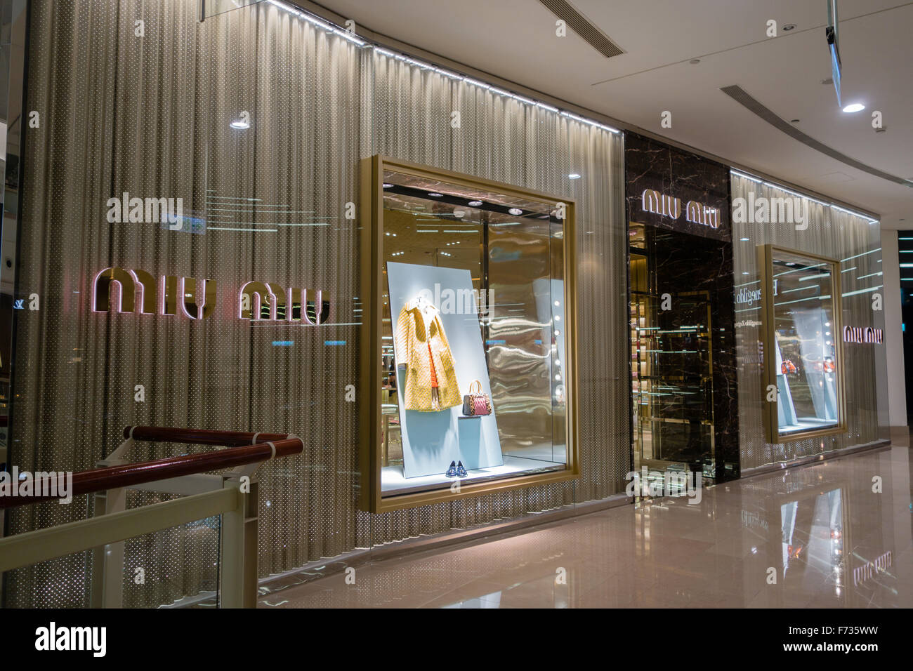 Miu Miu retail store Foto Stock Miu Miu retail store Foto Stock