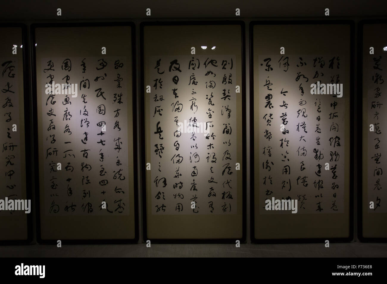 La calligrafia cinese Foto Stock