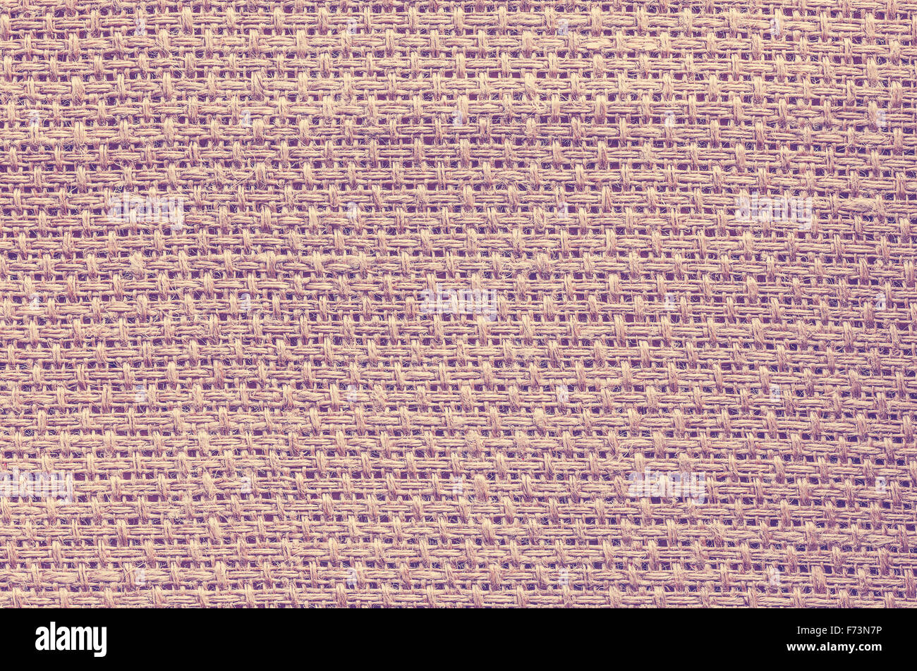 In stile vintage foto di lino naturale, tessuto texture di sfondo o. Foto Stock