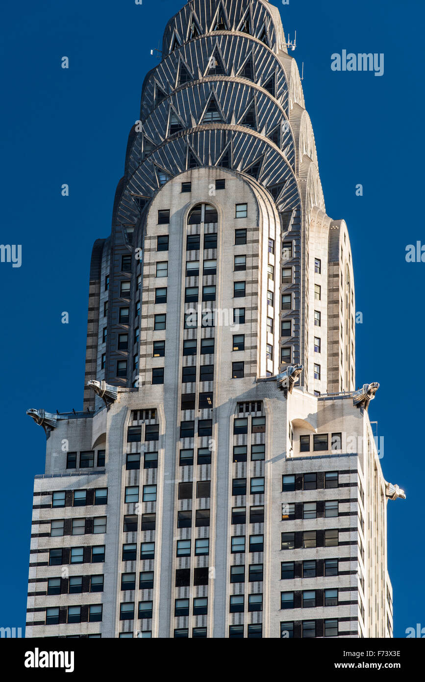 Chrysler Building, Manhattan, New York, Stati Uniti d'America Foto Stock