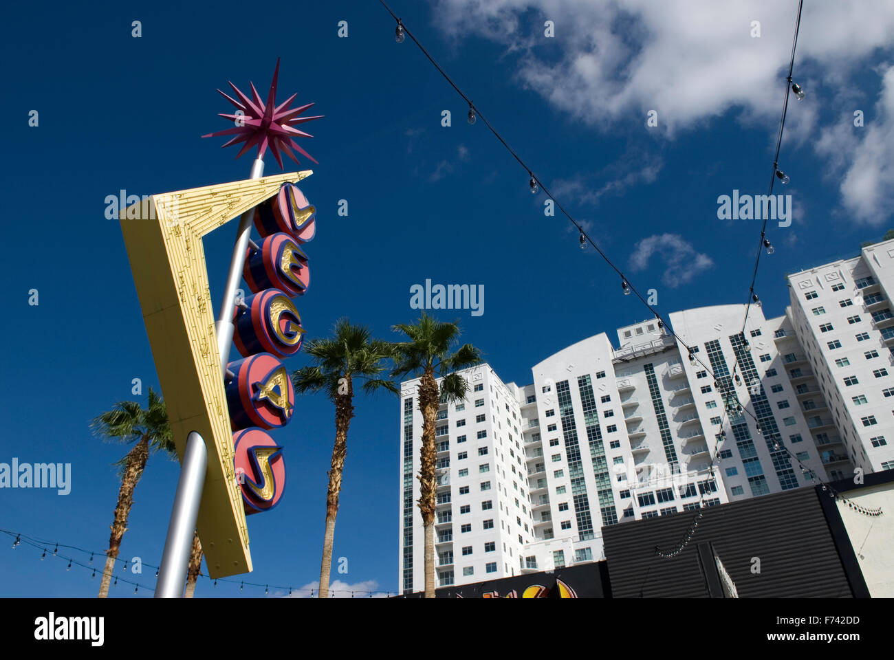 Las Vegas segno Nevada Stati Uniti Foto Stock