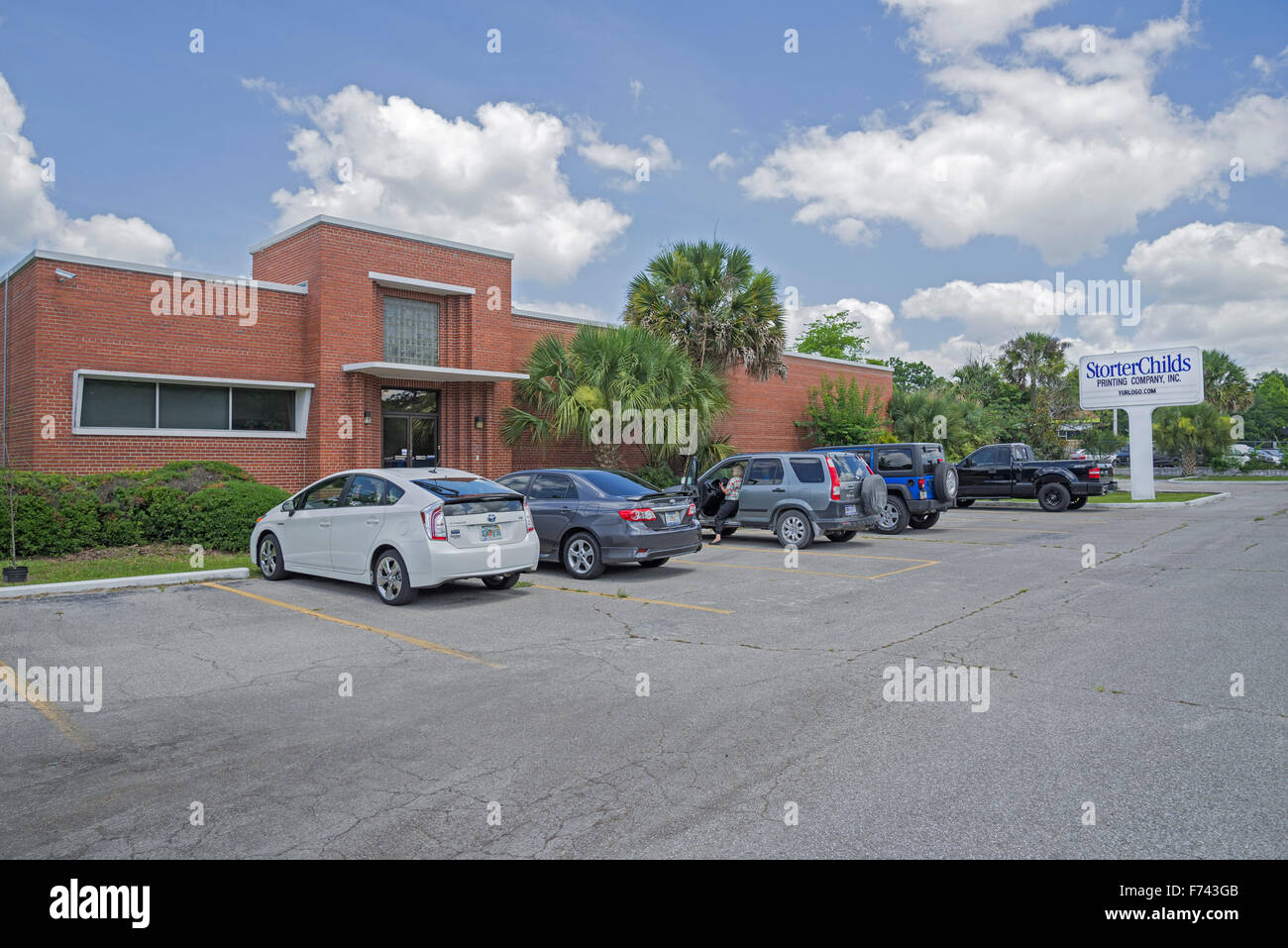 Informatici moderni e stampa digitale impianti e facility a Gainesville, Florida. Foto Stock