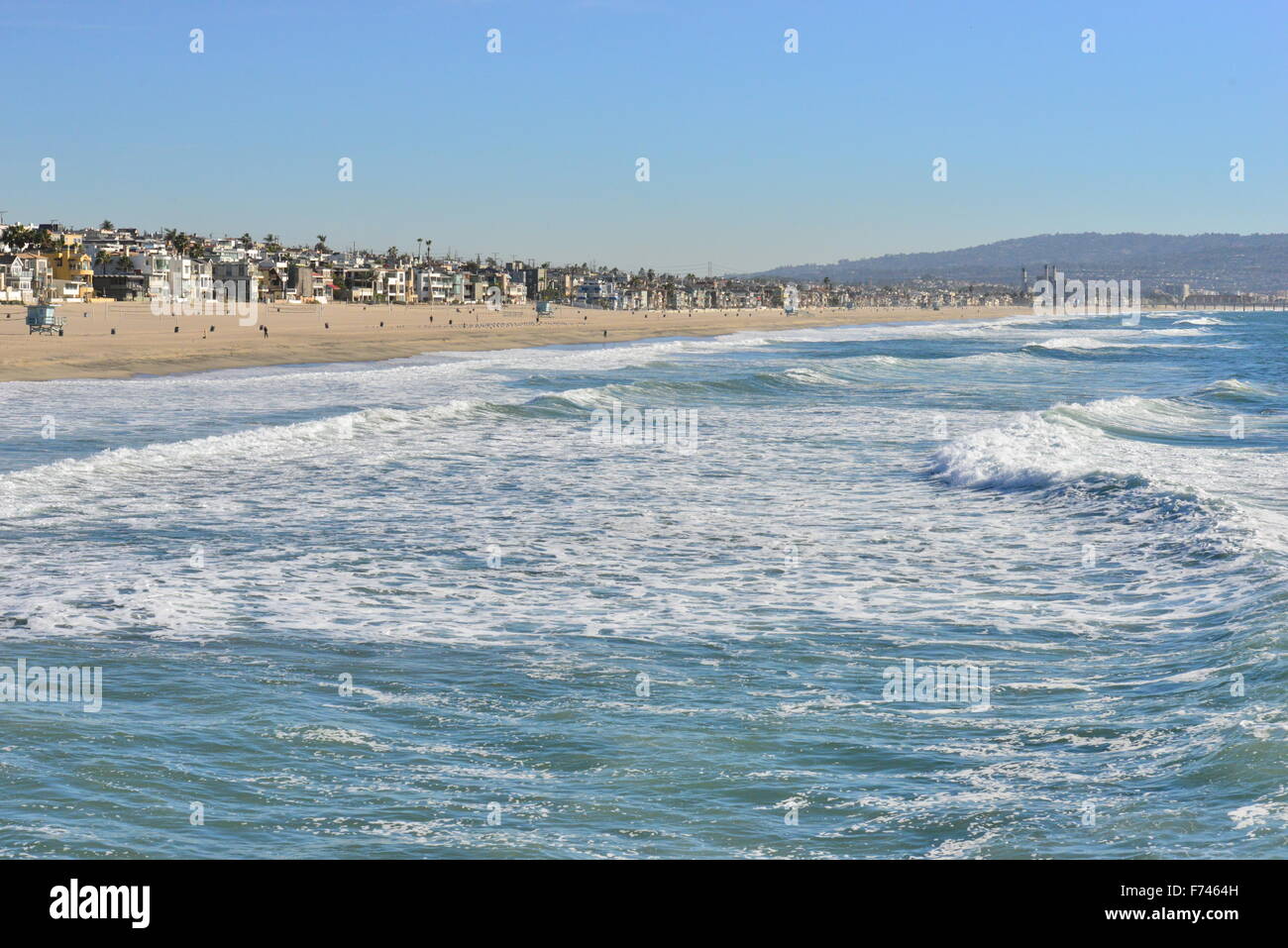 Manhattan Beach, Los Angeles. Foto Stock